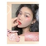 ELESSY Highlighter Makeup Palette Long Lasting Face Highlighter Powder Shimmer Highlight Palette Suit All Skin Tones-RAINBOW GLOW - Image 4