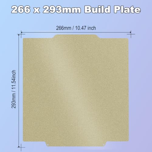 Image of 266x293mm Textured PEI Build Plate for Flashforge Creator 5 /5Pro