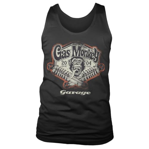 Camiseta sin mangas Gas Monkey Garage para rutas de moteros y concentraciones de coches