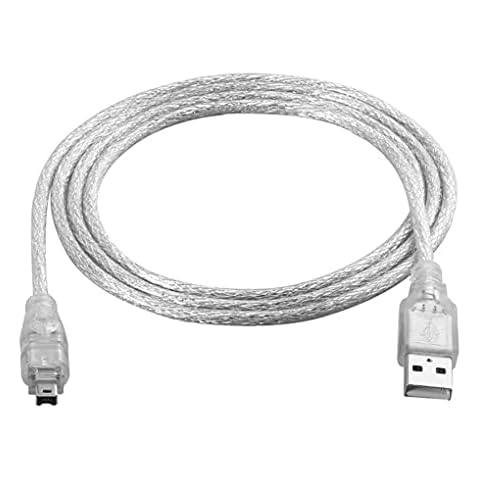 Cable adaptador USB a Firewire IEEE 1394 de 4 pines de Laileya Cover