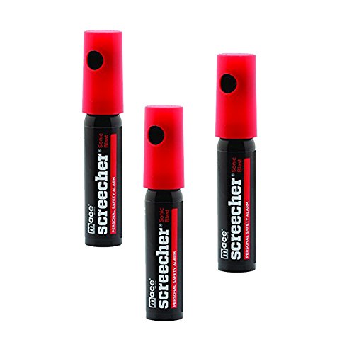 Mace Screecher Aerosol Personal Alarm - Bundle of 3 Pieces as Shown