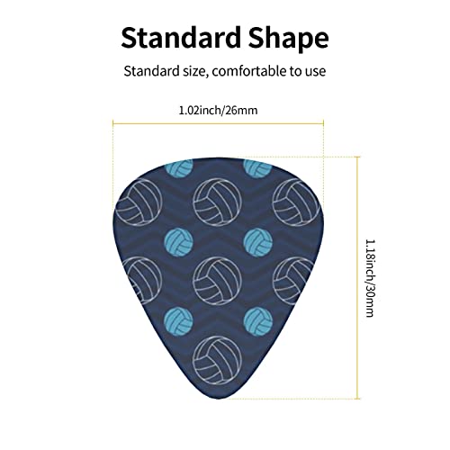 Lot de 24 médiators imprimés pour guitare acoustique, électrique, basse (0,46/0,71/0,96 mm) Bleu - Les Beatles, Paul McCartney, John Lennon, RIngo Starr, George Harrison Lot de 24 médiators imprimés pour guitare acoustique, électrique, basse (0,46/0,71/0,96 mm) Bleu – Image 5