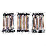 40 Stück 20 cm Jumper-Kabel-Set, Stecker auf Stecker/Stecker auf Buchse/Buchse auf Buchse, Dupont-Kabel für Steckplatine, Elektronikprojekte, STEM-Bildung und DIY-Werkstätten (wählen Sie alle drei)