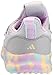 adidas Kids Lite Racer Adapt 7.0 Sneaker, Grey/Semi Flash Aqua/Bliss Lilac, 9 US Unisex Toddler