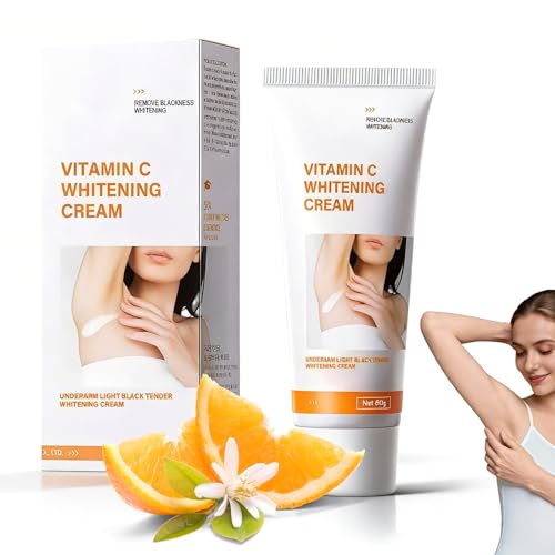 Crema Aclaradora de Axilas y Partes Íntimas, Crema Blanqueadora, Skin Lightening Cream, 3-en-1 Dark Spot Remover, 60 g para Línea de Bikini y Muslos Internos