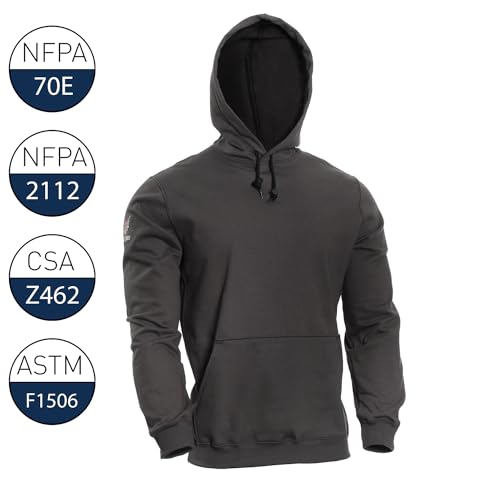 DRIFIRE Flame Resistant Heavyweight Hoodie, Cat 2, Navy2