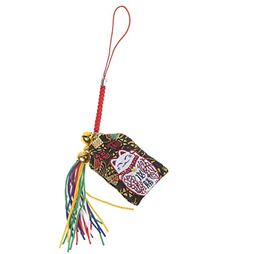 Lachineuse – Omamori japonés Maneki Neko para atraer la Suerte, la Felicidad y la Prosperidad – Amuleto japonés Tradicional – Omamori Gato japonés – Regalo Japón