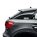 Audi 8W0064317D Pellicola Decorativa con Anelli, Logo, Adesivi argentati