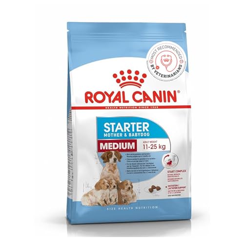 Image of Royal Canin Medium Starter, Mother & Babdog Food, 1 Kg, Dry Food, Supports Complex Natural Defence & digestive health, Provides Gestation /Lactation Support, Supports Easy rehydration