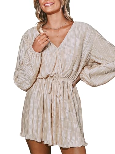 Combinaison de fete fluide col V pour silhouette élancée et chic