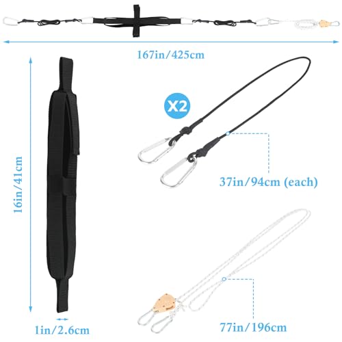 Volleyball Training Equipment Aid System - Adjustable High Elasticity Volleyball Spike Trainer, Solo Spiking Hitting Serving Like a Pro Volleyball Practice Equipment Gift for Beginners & Experts - Thumbnail 2