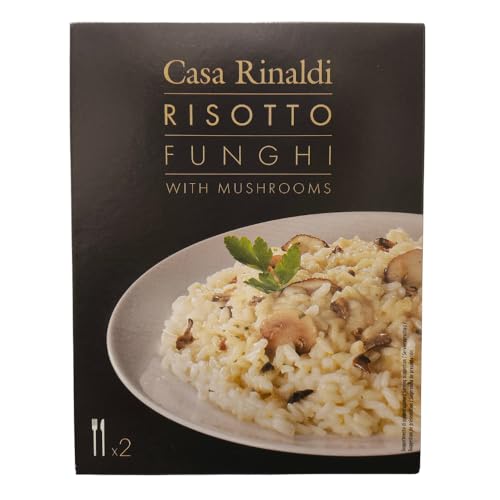 Risotto de Boletus - Arroz 175 Gr - Pack con Instrucciones - Vegano, Sin Gluten y Lactosa, Para 2 Comensales