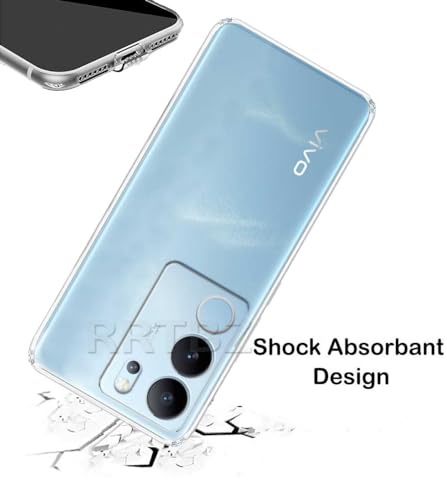 Image of Soft Silicone TPU Back Cover Compatible with Vivo V29 5G, Transparent