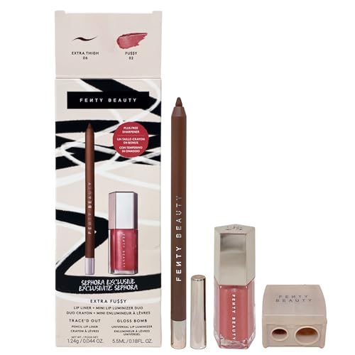 FENTY BEAUTY Extra FuSSy Lip Liner + Mini Lip Luminizer Duo - 06 Extra Thigh / 02 FuSSy
