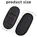 GOMAKERER 2 Pcs Shoulder Strap Pad, Black Detachable Backpack Shoulder Pad Removable Air Cushion Pad Bag Handle Wrap for Bag Shoulder Pad Relieve Shoulder, 19x9x1.5cm