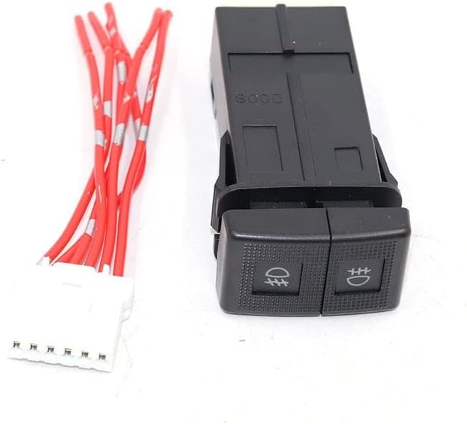 ZEYADA GE4V-66-480 Car Front and Rear Fog Light Switch,for MazdaY 323 626 MPV Premacy Protege Fog Lamp Button (Color : Switch)