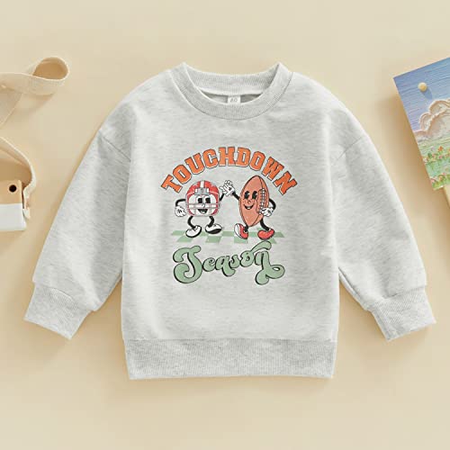 Image of Baby Boy Girl Pumpkin Sweatshirt Tops Toddler Halloween Outfit Long Sleeve Crewneck Pullover Sweater Shirt Fall Clothes