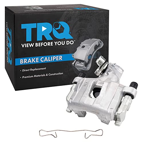 Image of TRQ Rear Left Brake Caliper w /Bracket Drivers Side