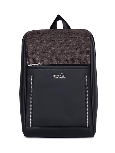 ZOUK Olina Daypack for Women – Convertible Backpack with Laptop & iPad Compartments | Stylish Handcrafted Office & Travel Bag with Water-Resistant Lining & Dual Straps | Bristel