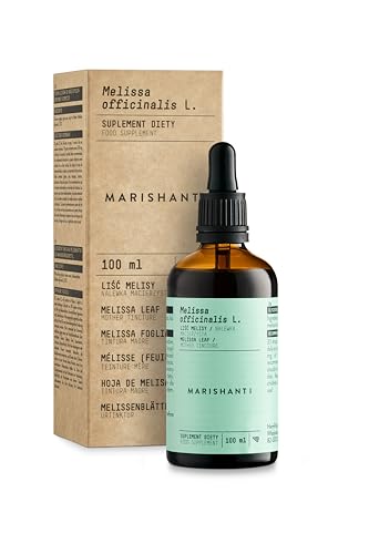 Melissa (Melissa Officinalis L.) Tintura madre sin alcohol - extracto líquido - gotas - 100ml - Complemento alimenticio - Marishanti - 100% Natural y Vegano