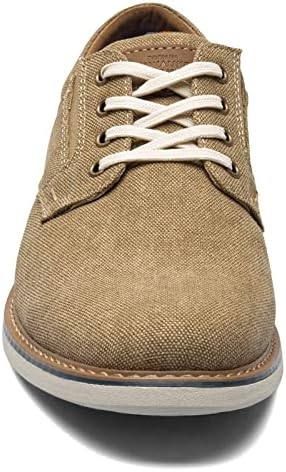 Nunn Bush Men's, Otto Canvas Plain Toe Oxford Khaki | Image 1