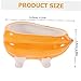 BUGUUYO Bathroom Wear-Resistant Sand Bath Box Reusable Ceramic Pumpkin Bathtub Pet Health Friendly