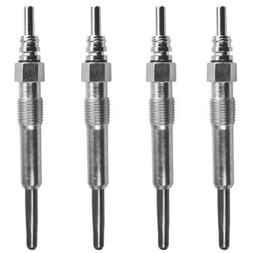 Twowinds - Bougie de Préchauffage Compatible avec Renault Clio 3, Kangoo, Laguna 3, Megane 2, Master 1.5 1.9 Dci Dti - 0250202022 - Chauffage - Bougie D'allumage (4 pièces)