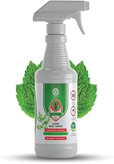 GERMOFIN Scour Organic Home Pest Control Spray - Peppermint Oil - Kills & Repels, Ants, Roaches, Spiders, and Other Pests Guaranteed - All Natural - Pet Safe - (Indoor/Outdoor Spray - 16oz