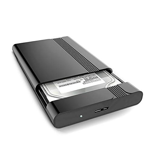 Caja externa USB 3.0 para disco SATA 2.5" sin tornillos miniatura 2
