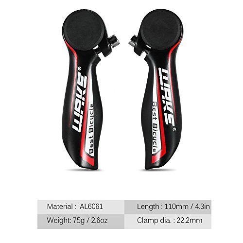 mewmewcat guidão,1 Par Alumimun Alloy MTB Bar End Mountain lebar End Bicycle Cycling Road Bike Parts