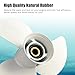 Outboard Propeller Aluminum Boat Outboard Propeller for Yamaha 50/60/70/75/80/85/90/100/115/130 HP 13x19 13 1/4x17 13 5/8x13 13 1/2x15 Propeller for Yamaha Engines 15 Spline Tooth,RH (13 5/8x13)