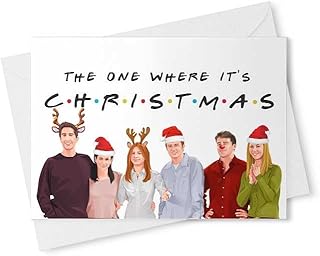 Friends Christmas Card - The One Where It's Christmas, Funny Holidays Card, Holiday Card, Merry Christmas, Christmas Humor, Funny Xmas Card [00214]