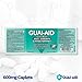 GUAI-AID 100 600mg Guaifenesin Caplets “for All-Day Everyday Mucus Relief” Controls phlegm, Cough, Chest Congestion, colds & flu.