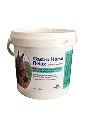 NBF Lanes | Gastro Horse Relax - Supporto per la Mucosa Gastrica con Pectina, Gomma di Guar e Argilla Caolinitica