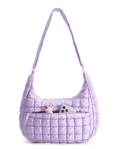 Image of BAGSMART Quilted Crossbody Bags for Women Lightweight Puffer Purse Shoulder Hobo Bag for Daily Use Travel Essentials