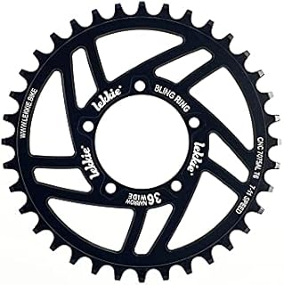 windmeile | Lekkie Bling Ring chainring, 36T, for Bafang BBS01 and BBS02, chain ring, chain ring, bike, e-bike, pedelec