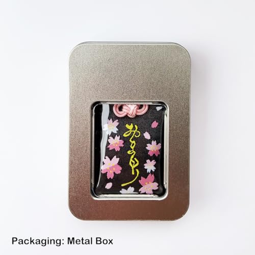 Image of Handmade Traditional Japanese Omamori Blessing Lucky Amulet for Sakura Love and Relationship Hanging Fortune Bag Gifts for Women Men