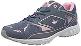Bequemer Laufschuh Lico Silas Straßen-Laufschuh Damen, Grau/ Rosa, 37 EU