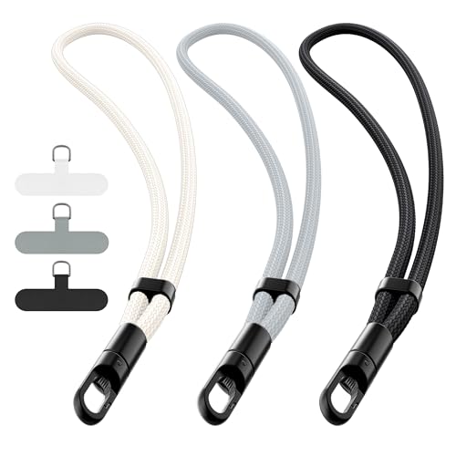 takyu 3 Pack Phone Wrist Strap, 360°Rotating Phone Lanyard without Tangles
