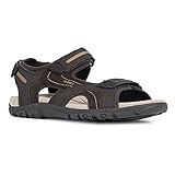 Geox Uomo Sandal Strada D, Sandalias para Hombre, Multicolor (Brown/Sand), 42 EU