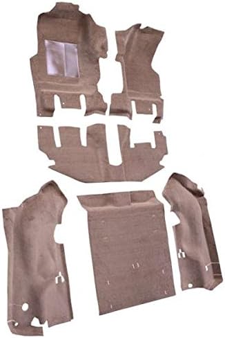 ACC Automotive Carpet Compatible with 1996 to 2002 Jeep Wrangler, Complete Kit, with Long Console (8835-Medium Beige Plush Cut Pile)