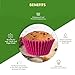 Regency Wraps Greaseproof Professional Grade Baking Cups, Pack of 40, Standard Liners, Hot Pink Solid, for Cupcakes, Muffins, Candy, Non Stick
