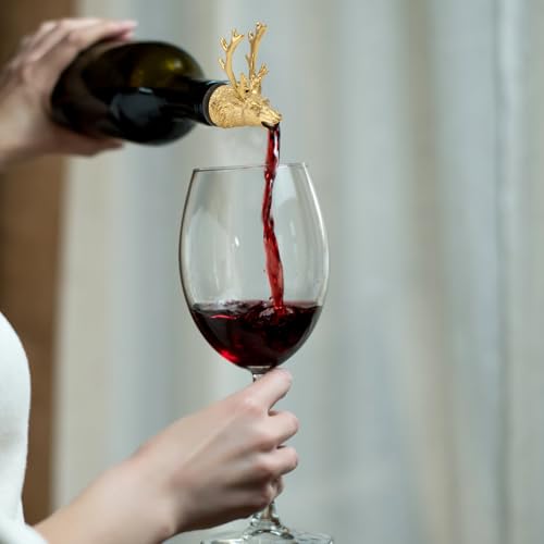 Vertedor de vino de ciervo en aleación de zinc para sorprender a tus invitados en el bar 4
