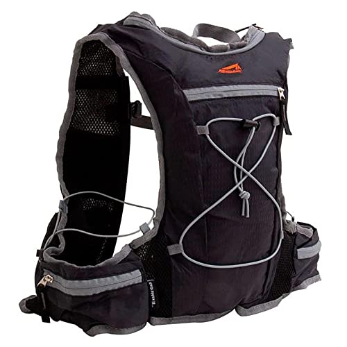 1213 - MOCHILA TRILHAS SPLASH H2O - PRETO COM CINZA