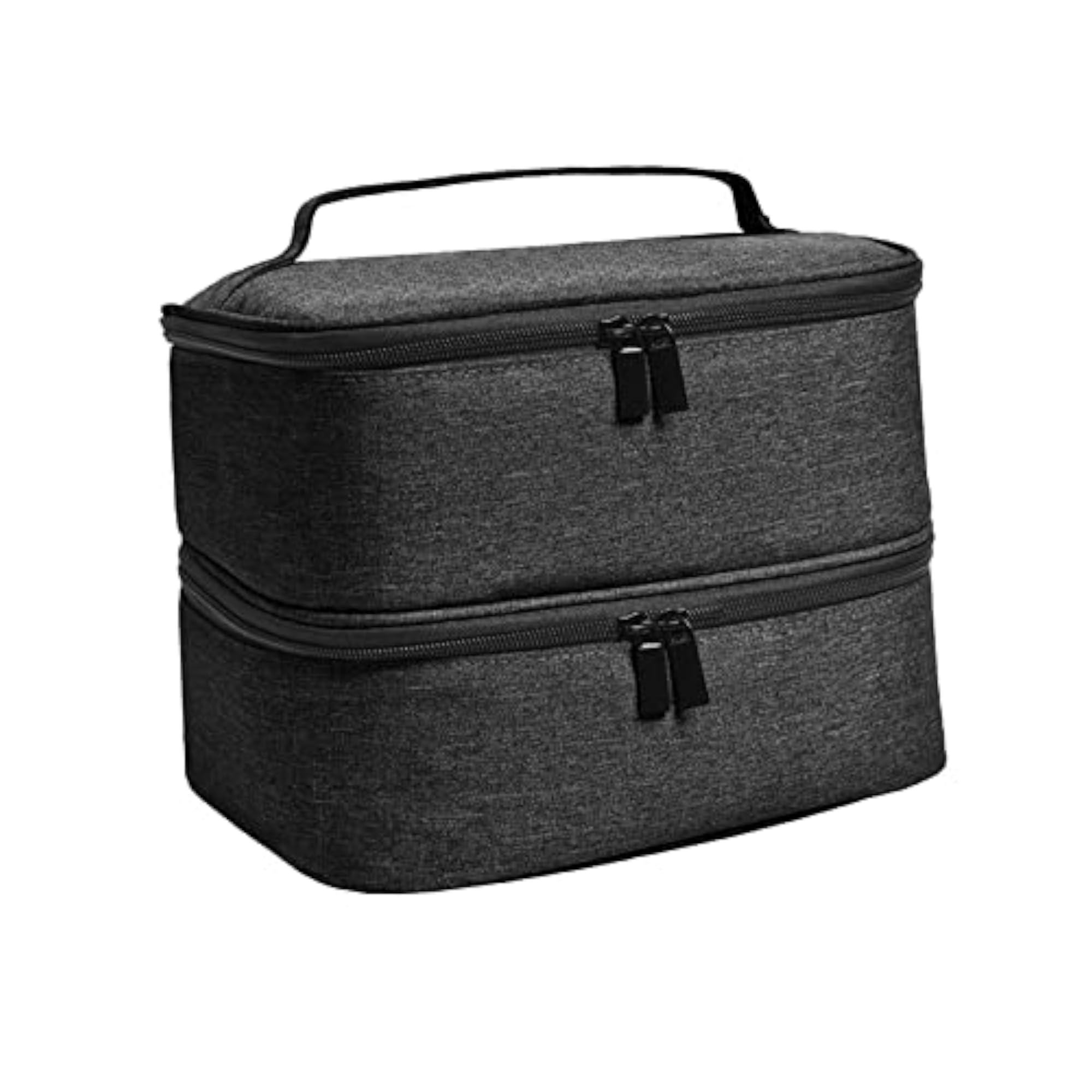 Double Layer Nail Polish Storage Bag, Portable Makeup Bag