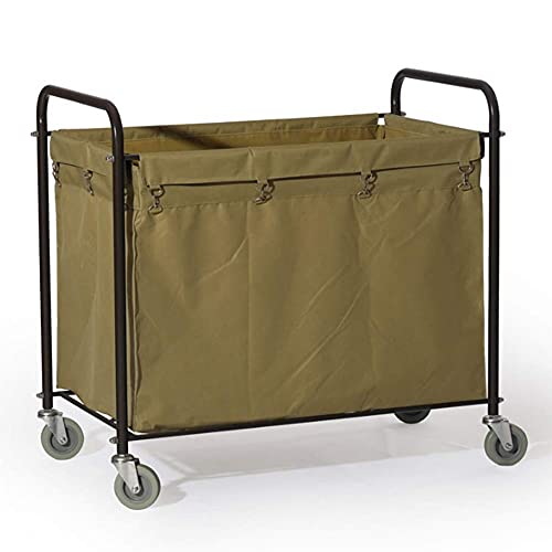 GagalU Carts,Storage Car Service Car Utility Vehicle Multifunction Portable Trolley Home Heavy Duty Hotel Service Trolley with Wheels, Commercial Rolling Luandry Collector Utility Cart, e Bag