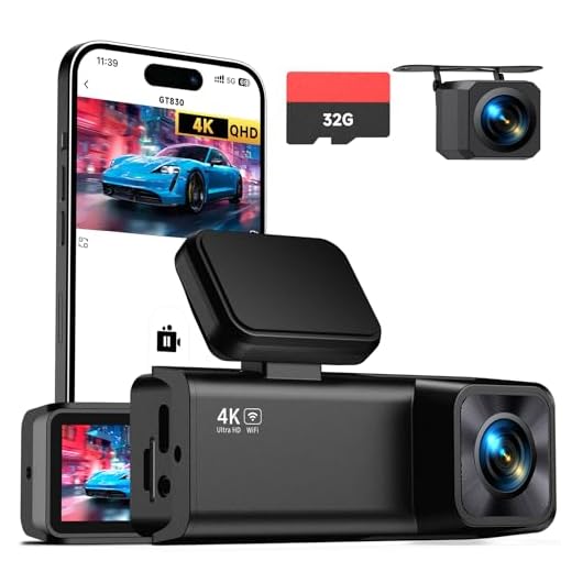 E-YEEGER 4K+1080P Dual Dash Cam