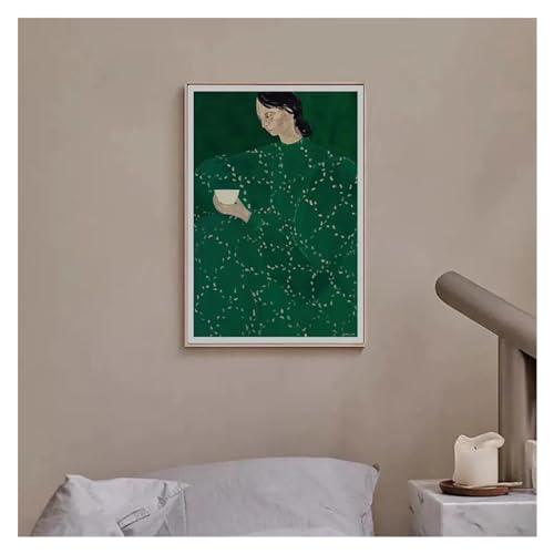 Peinture murale moderne figurine abstraite retro pour mur nu
