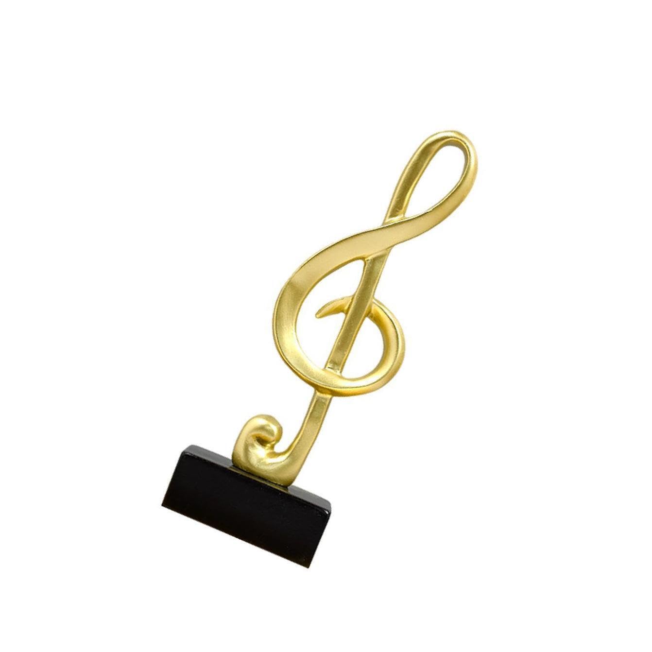 Zanthicia Stunning Music Note Sculpture Ornament Figurine Statue Decoration and Photography for Creative Stave, Type B