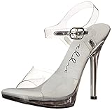 Ellie Shoes Women's 502 Brook Dress Sandal,7 B(M) US,Clear